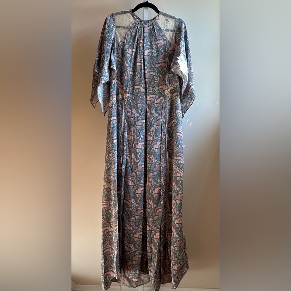 NWT ZADIG & VOLTAIRE Rielle Snake Chaines
Silk-blend Dress L Lace Pastels - Picture 3 of 14